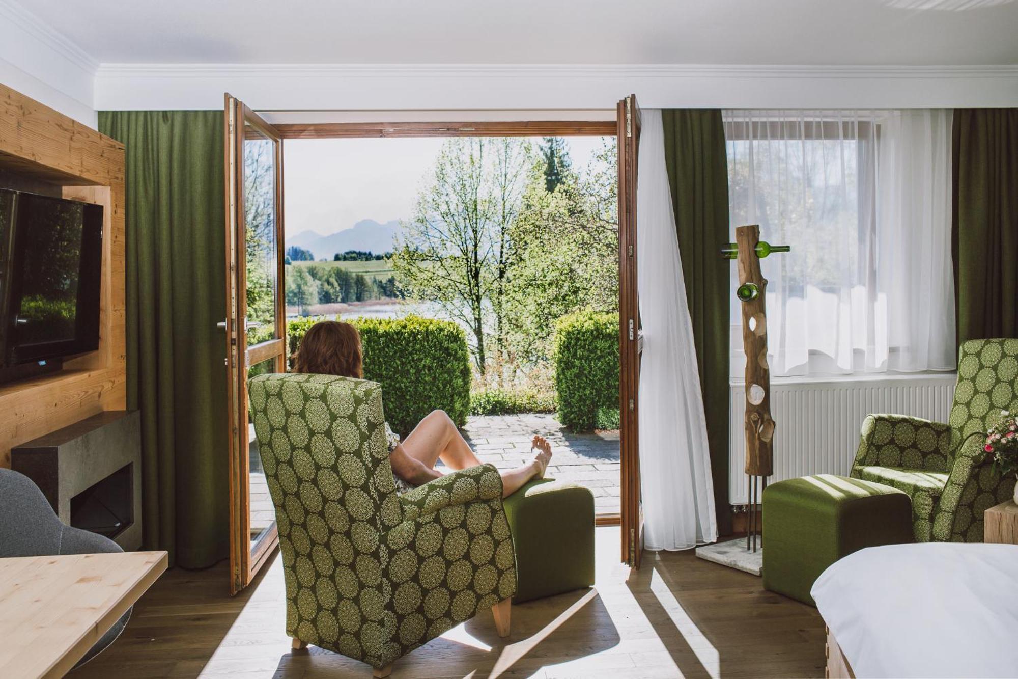 Füssen Dreimaederlhaus - Das Vegetarische Boutique Hotel מראה חיצוני תמונה